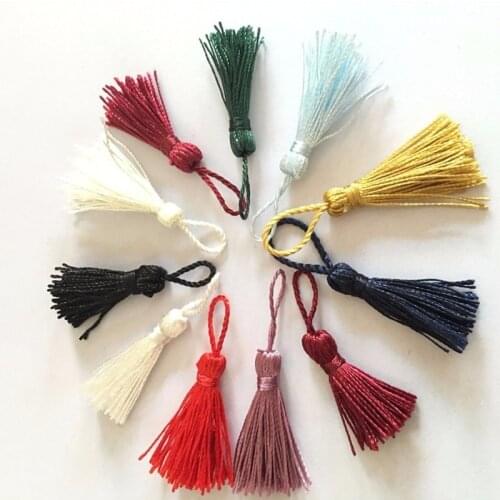 20PCS Mini Small Craft Tassels 5.5cm long for Decorative Key Cushion V1025