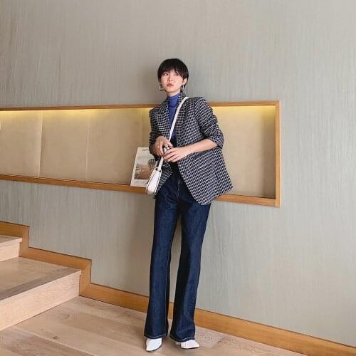 2021 Women High Waist Straight Jeans Pants Y2k Streetwear Za Woman Oem Clothes Korean Style Urban Shorts Denim Trouser Suits New