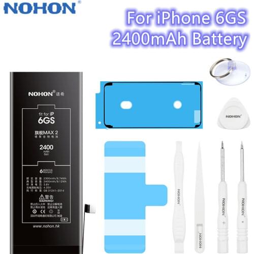 NOHON for iPhone 6S Battery for iPhone 11 Pro X XR XS Max SE 2020 8 7 6 6S Plus Phone Bateria High Capacity Replacment Batteries