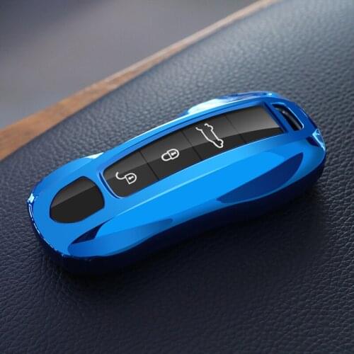 TPU Car key bag car key case car key chain suitable for Porsche Cayenne panamera accessories