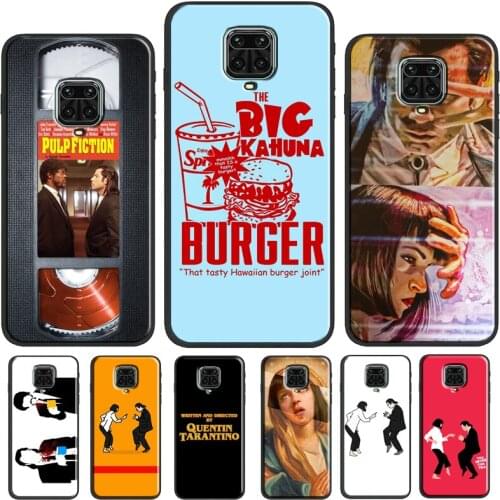 Pulp Fiction Case For Xiaomi Redmi Note 8 9 Pro Note 9S 8T 9 9C 9A 9T Cover For Redmi Note 10 Pro Shell