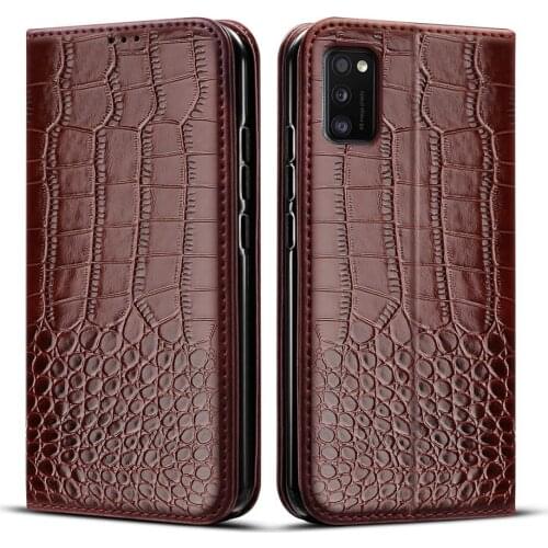 Leather Case on For Coque Samsung Galaxy A41 Case Flip Stand Phone Case for Samsung A41 A415F Cover Galaxy A 41 Fundas