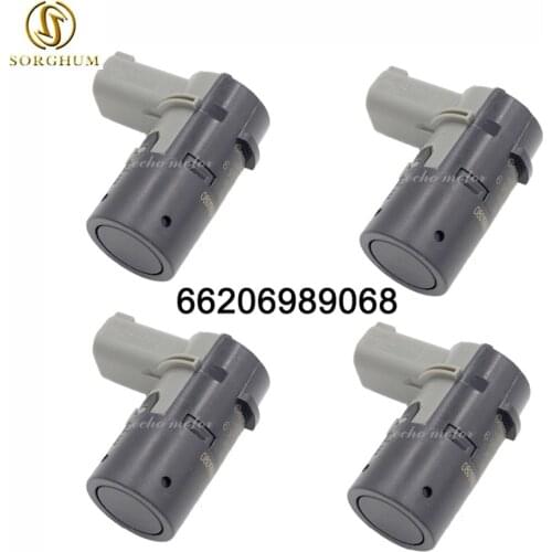 4PCS 66206989068 989068 Front/Rear Parking Sensor PDC For BMW E39 E53 E60 E61 E64 E65 E83 R50 R52 R53 525i 530i 540i M5 X5 Z4