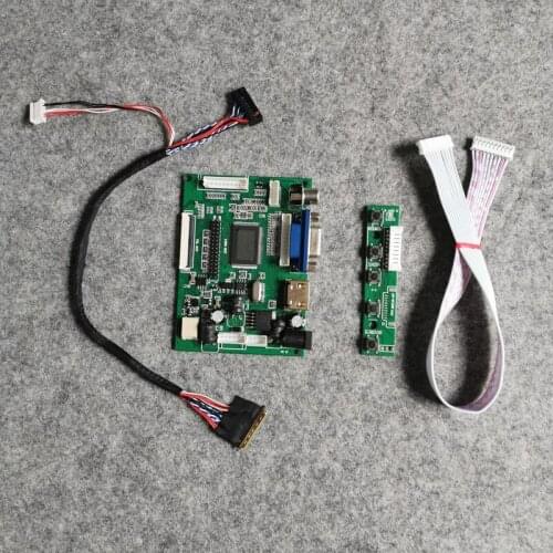 For LTN156AT26/LTN156AT27/LTN156AT29/LTN156AT30 screen 40-Pin LVDS VGA+AV controller drive board 1366*768 laptops Kit 60Hz