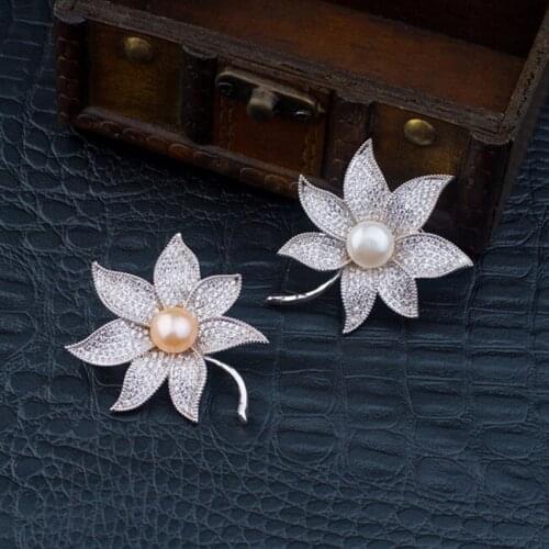 HAPROSE Silver Brooches For Clothes