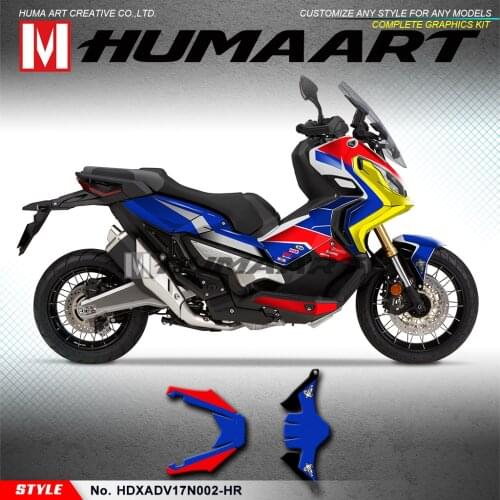 HUMAART Scooter Bike Decor Personalized Sticker Kit Full Graphics Wrap for X-ADV 750 2017 2018 2019 2020, Customizable