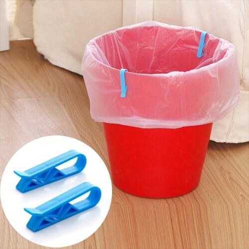 Creative garbage barrel clip holder Japan garbage bag anti slip clip divider side clip home supplies 2