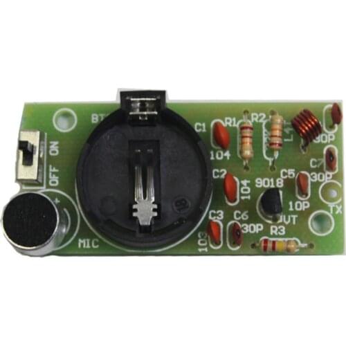 2021 New Simple DIY FM Wireless Microphone Parts Electronic Training Kit Hot