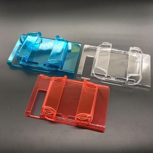 10Sets For NS NX Crystal Clear Hard Case Cover For Nintendo Switch Console & Joy-Con Plastic Protective Case