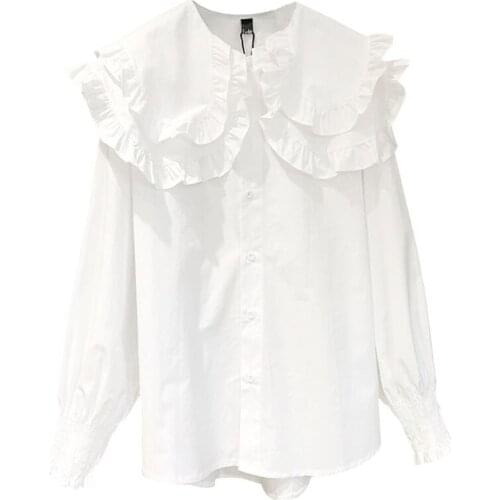 Shirts Women Solid Simple New Arrival Spring Korean Style Chic Trendy Casual Blouses Elegant Vintage Womens Streetwear All-match