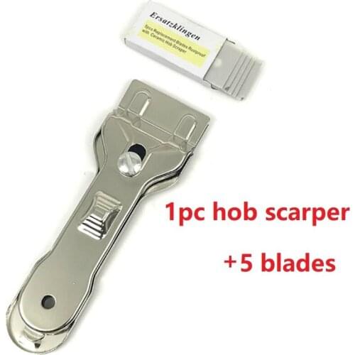 1PC Multifunction Glass Ceramic Hob Scraper Cleaner Remover With 5pcs Blade For Cleaning Oven Cooker Tools Utility Knife
