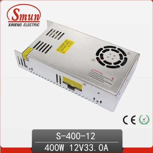 SMUN Single Output AC-DC 400W 12V Power Supply For LED Strip