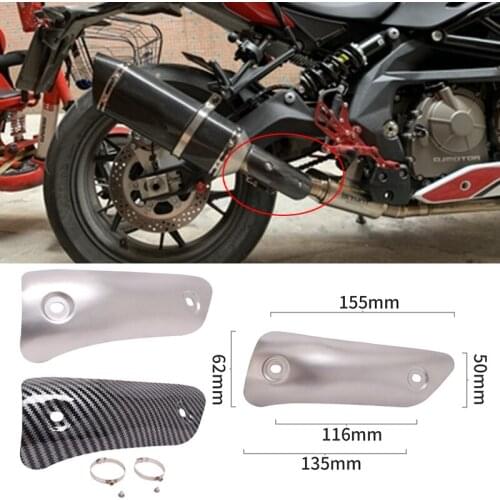 Motorcycle Exhaust Pipe Protector Heat Shield Cover Guard Anti-scalding Cover For Honda Suzuki Masaya Kawasaki BMW YAMAHA Ducati