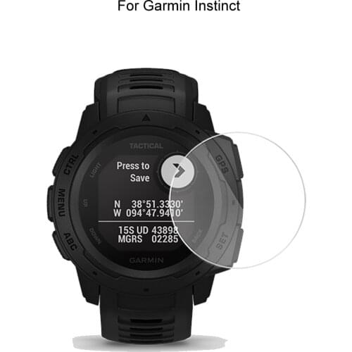 For Garmin Instinct Sports / Esports Edition / Solar / Tactical Dual Smart Watch Screen Protector Protective Tempered Glass Film