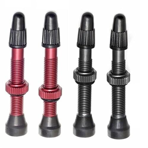1PCS No Tubes Tubeless Aluminum Valves 50mm MTB Road Bike