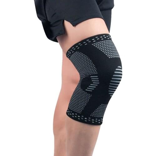 1pcs Nylon knitting Elastic Sports Knee Pads Breathable Knee Support Brace Running Fitness Cycling basketball Knee Protector