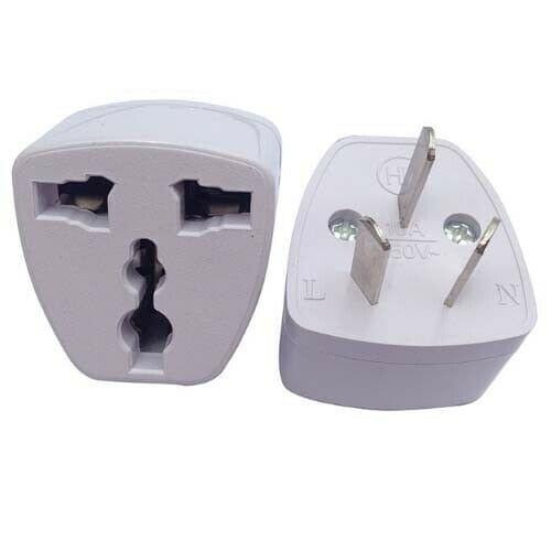 10pcs UK/US/EU Universal to AU AC Power Plug Adapter Travel 3pin Converter