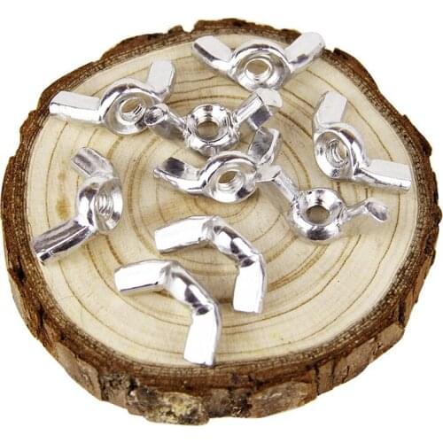 20Pcs M3 M4 M5 M6 M8 M10 M12 M14 M16 galvanized carbon steel hand-tightening wing nut
