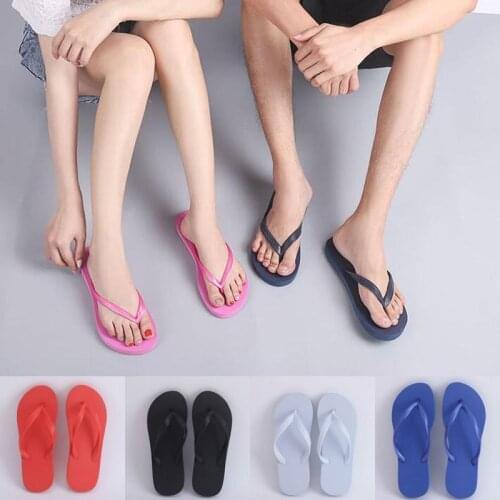 2020 new flip flops non-slip flat outer wear beach slippers
