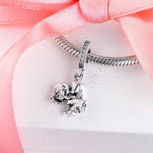 2020 Mothers day Married Couple Dangle Charms 925 Sterling silver Love beads Fit Charm Necklace Pendant Bracelet DIY For Women