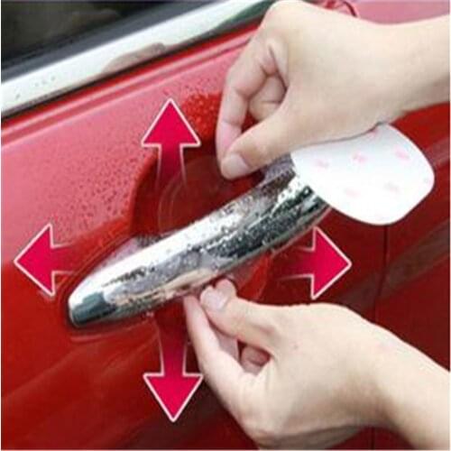 4Pcs/Set Car Handle Protection Film for Mercedes Benz S500 IAA C450 C350 A45