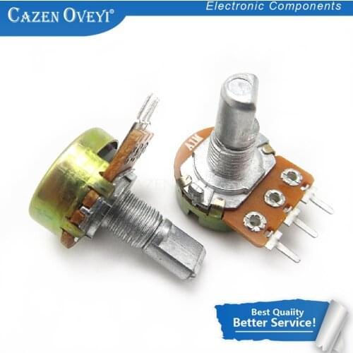 5pcs/lot APAI 148 single-pole potentiometer A1M anti-handle length 15MMF with 41 steps In Stock