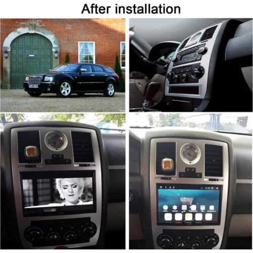 Aotsr 8 core Android 8.1 car GPS for Chrysler 300C 2004-2008 Car DVD Player with GPS 3G 4G WIFI BT SWC Navigation Radio Free Map