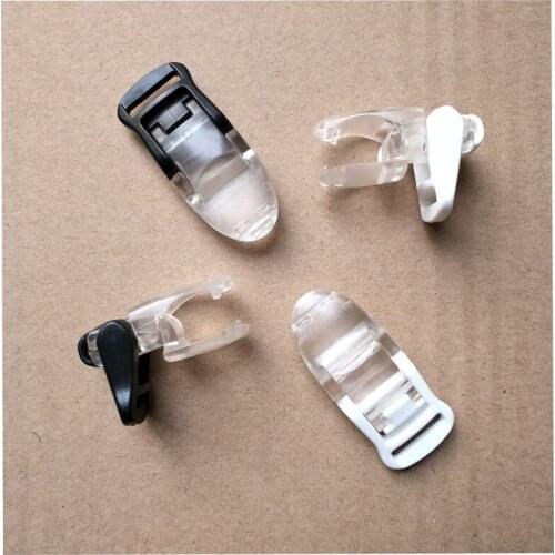 Free DHL 5000Pcs/Lot Plastic Flat Pacifier Clip Holder Baby Dummy Soother Suspender Toddler Baby Teething Necklace Accessories