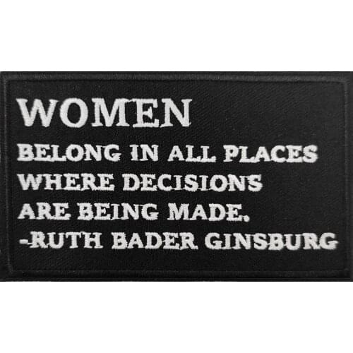 I Dissent Embroidered Iron On Badge