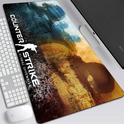 Mairuige Csgo 80x30cm XXL Lockedge Large Gaming Mouse Pad Computer Gamer Keyboard Mouse Mat Desk Mousepad for PC Desk Pad LOL