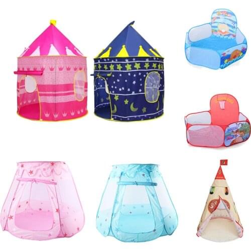 Baby Play Tent Portable Foldable Folding Tent Children Play House Outdoor Toys Tents Castle Ocean Ball Pool For Baby Kids Gift