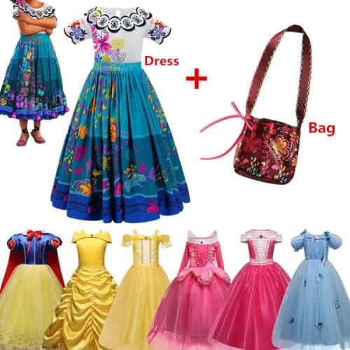 Girls Princess Costume For Kids Halloween Cosplay Party Dress Children Christmas Dress Up