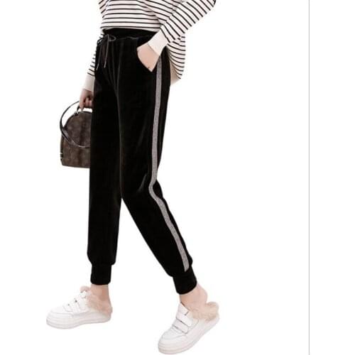 Женские бархатные брюки Jsfly China At AliExpress