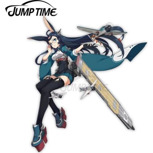 JumpTime 13 x 10.2cm Azur Lane Souryuu Anime Waifu Weatherproof Auto Car Sticker and Decals Waterproof Wall Door Decoration
