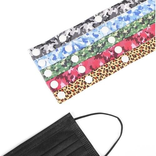 Camouflage Mask Hanging Rope Lanyard Face Mask Lanyard Mask Holder Adjustable Traceless Ear Hanging Rope Outdoor For Kids Adult