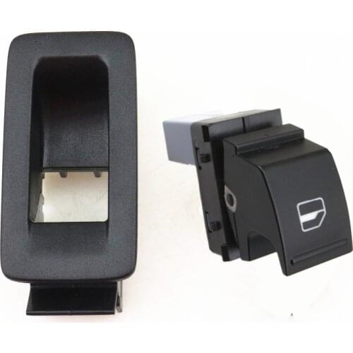 Car Passenger Window Switch Control Button+Frame Panel Bracket Box For vw Passat B6 3C Golf 5 MK5 6 MK6 Tiguan Seat Leon Toledo