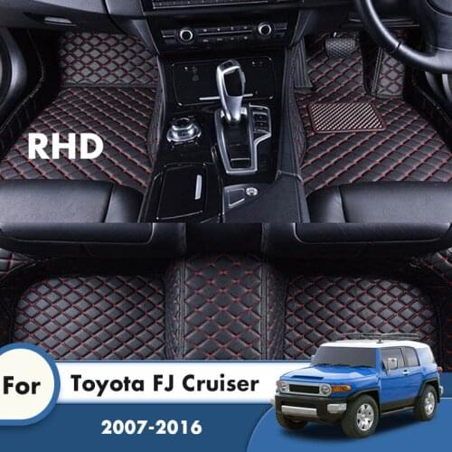 RHD Carpets For Toyota FJ Cruiser 2016 2015 2014 2013 2012 2011 2010 2009 2008 2007 Car Floor Mats Auto Accessories Interior