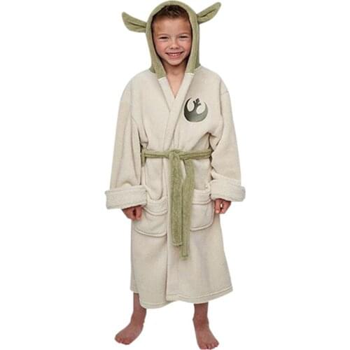 Master Bathrobe Cosplay Costume Night Bath Robe Fleece Sleepwear Pajamas Bathing Suit Robe