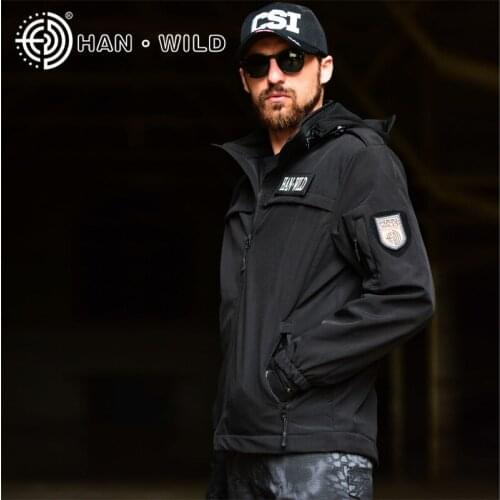 2020 Winter Strong man Shark leather jacket Soft Shell Hooded Waterproof Fleece Top Men Hiking Tactical Outdoor Camping clothes