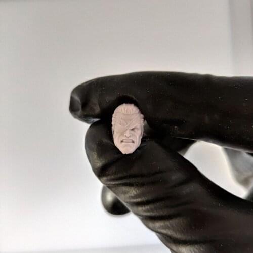 1/18 Scale Anger Villain Deathstroke Head Sculpt Unpainted Fit 3.75" Figure