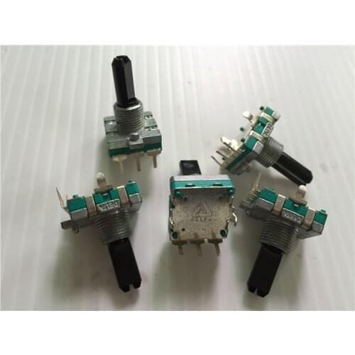 EC16 Encoder Potentiometer With Step 24 Point Handle with Thread Length 20MM EC16113A3A switch