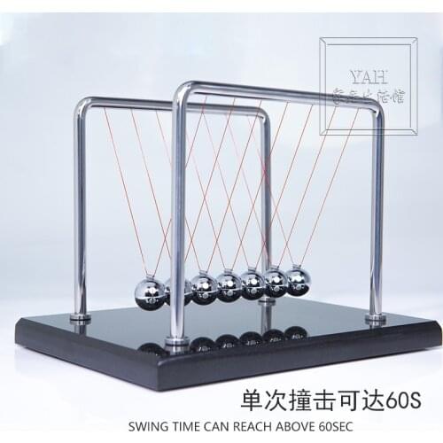 Handmade Marble Base Newton Pendulum Ball High-end Creative Business Gift Office Desk Decoration