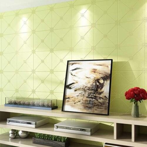 Self-adhesive wallpaper bedroom warm 3D stereo wall sticker ceiling sticker waterproof wallpaper net red background wall decorat