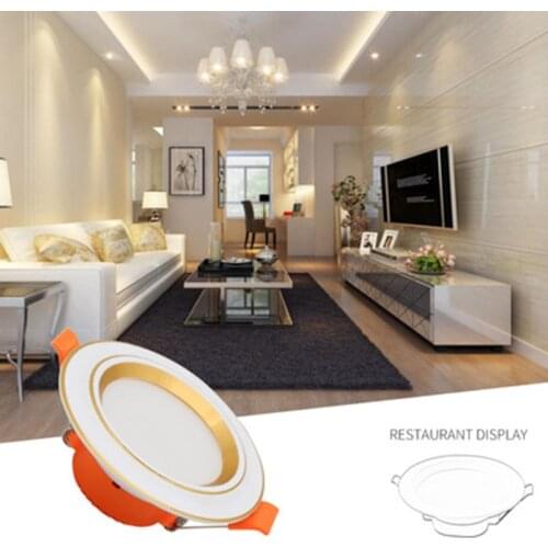 LED Downlight Recessed Round LED Ceiling Light 220V Anti-glare and Scratch-resistant Indoor Lighting Warm White and Cool White