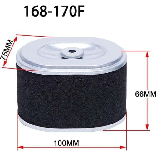Brand new and high Quality 168F-170F 188-192F 173-177F Air Filter For Gasoline Engine Cutting Machine Accessories