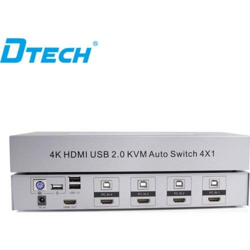 High Quality HD 1080P cctv 4 port HDMI USB KVM Video Switch