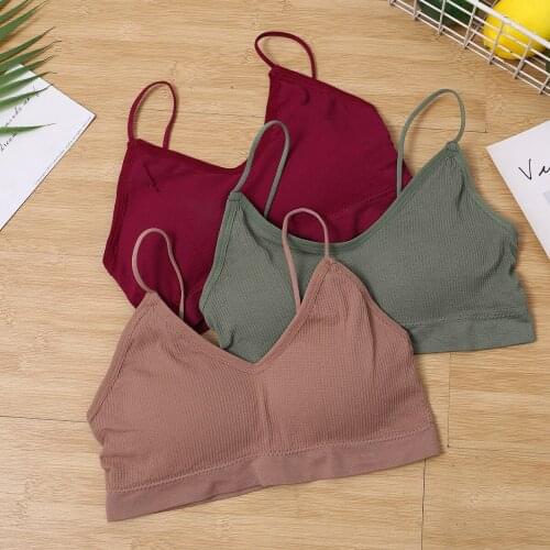 Women Sexy Crop Tops Tube Top Female Streetwear Sleeveless Camis Seamless Sports Lingerie Tee Bra Crop Top Bralette Top Tank