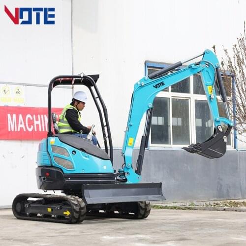 2.6 Ton Mini Crawler Excavator With Cab China Diesel Digger Free Shipping Multifunction