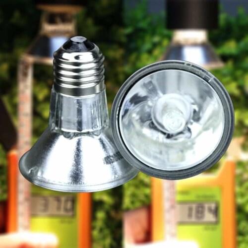 2-pack Terrariums Halogen Par20 UVA UVB Pet Reptile Heating Full Spectrum Help calcium absorption Sunning Lamps E27 AC220v