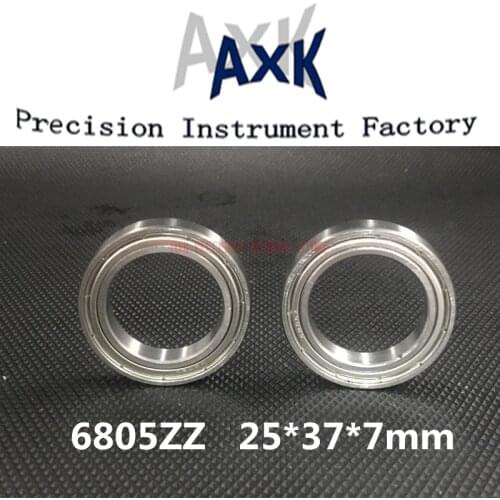2019 Top Fashion Limited 6805zz Bearing Abec-3 (10pcs) 25x37x7 Mm Thin Section 6805 Zz Ball Bearings 6805z 61805 Z
